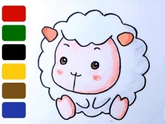 لعبة Baby sheep ColoringBook على الانترنت