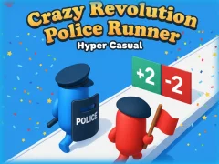 لعبة Crazy Revolution Police Runner: Hyper Casual على الانترنت