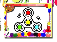 لعبة Fidget Spinner Coloring Book على الانترنت