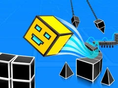 لعبة Geometry Rush 4D على الانترنت