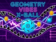 لعبة Geometry Vibes X-Ball على الانترنت
