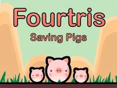 لعبة Fourtris Saving Pigs على الانترنت