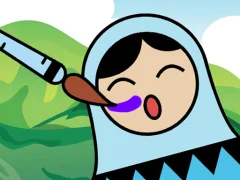 لعبة Babushka Coloring على الانترنت