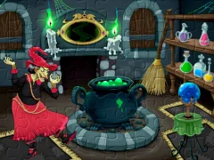 لعبة The Witch Room على الانترنت