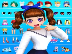 لعبة Dress up-3D beauty girls على الانترنت