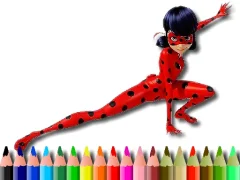 لعبة Back To School Lady Bug Coloring على الانترنت