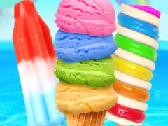 لعبة Rainbow Ice Cream And Popsicles على الانترنت