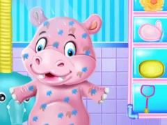 لعبة Baby Hippo Bath Time على الانترنت