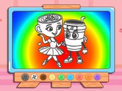 لعبة Coloring Book: Cappuccina Assassino Love Story على الانترنت