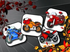 لعبة Cartoon Motorbikes Memory على الانترنت