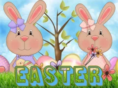 لعبة Easter Puzzle على الانترنت