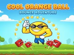لعبة Cool Orange Ball: Bounce Adventure على الانترنت