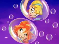 لعبة Draw Winx Bubble Path على الانترنت