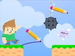لعبة Adventures Thomas: Draw and Erase على الانترنت