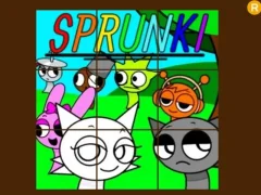 لعبة Sprunki Sliding Puzzle على الانترنت