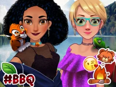 لعبة Jasmine & Rapunzel on Camping على الانترنت