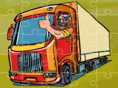 لعبة Semi Trucks Jigsaw على الانترنت