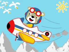 لعبة Friendly Airplanes For Kids Coloring على الانترنت