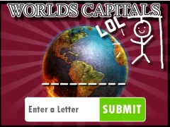 لعبة Hangman Capitals Cities على الانترنت