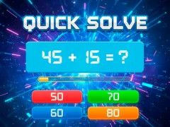 لعبة Quick Solve على الانترنت