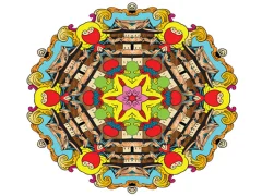 لعبة Mandala coloring book for adults and kids على الانترنت