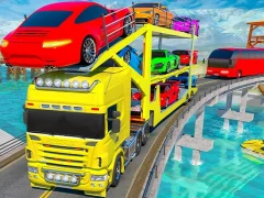 لعبة Crazy Mega Car Transport Truck Game على الانترنت