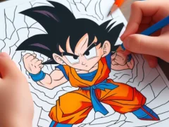 لعبة Anime Coloring Book على الانترنت