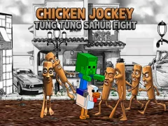 لعبة Chicken Jockey Tung Tung Sahur Fight على الانترنت