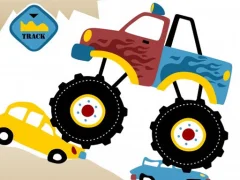 لعبة Animal Monster Trucks Difference على الانترنت