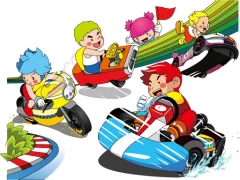 لعبة Cartoon Kart Puzzle على الانترنت