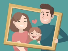 لعبة Happy Family Puzzle على الانترنت