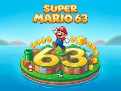 لعبة Super Mario 63 على الانترنت