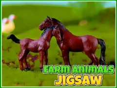 لعبة Farm Animals Jigsaw على الانترنت
