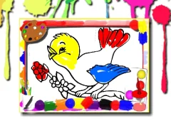 لعبة Birds Coloring Book على الانترنت