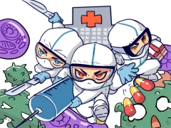 لعبة Against Coronavirus Puzzle على الانترنت