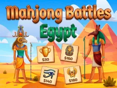 لعبة Mahjong Battles Egypt على الانترنت