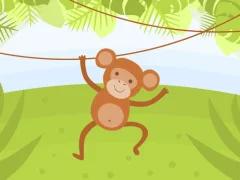 لعبة Funny Monkeys Coloring على الانترنت