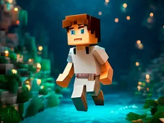 لعبة Noobik Parkour in a Cave! على الانترنت