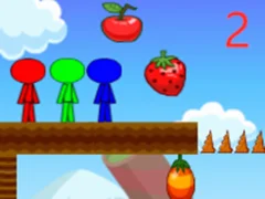 لعبة Stickman Bros In Fruit Island 2 على الانترنت