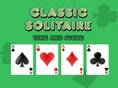 لعبة Classic Solitaire: Time and Score على الانترنت