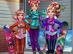 لعبة Princesses Winter Holiday على الانترنت