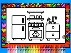 لعبة Color and Decorate Rooms على الانترنت