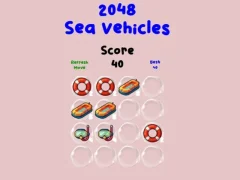 لعبة 2048 Sea Vehicles على الانترنت