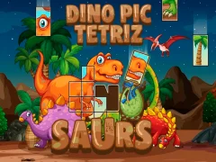 لعبة Dino Pic Tetriz على الانترنت