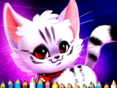 لعبة Cute Kitty Coloring على الانترنت