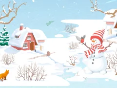 لعبة Snowman Slide على الانترنت