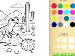 لعبة Desert Animals Coloring Book for Kids على الانترنت