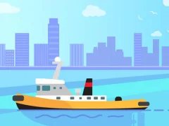 لعبة Big Boats Coloring على الانترنت
