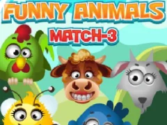 لعبة Funny Animals Match 3 على الانترنت