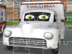 لعبة Ambulance Trucks Jigsaw على الانترنت